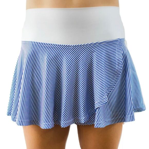 Faye +Floire Dresses & Skirts - Faye + Floire Pleated Mini Tennis Pickleball Skort Blue and White Medium
